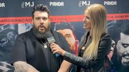 Panda dá entrevista no camarim antes de show em Itapecerica da Serra - Foto: Divulgação
