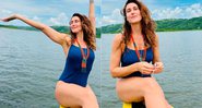 Paola Carosella posou de maiô no Rio Paraguaçu e recebeu elogios - Foto: Reprodução/ Instagram@paolacarosella