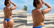 Paolla Oliveira compartilha clique em praia exibindo o derrière - Foto: Reprodução / Instagram