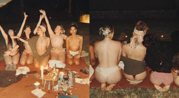 Paris Jackson se reuniu com quatro amigas ao ar livre para ritual - Foto: Reprodução / Instagram @parisjackson