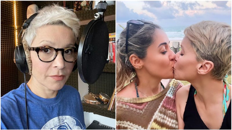 Patrícia Marx posta foto rara beijando a namorada, Renata Pereira - Foto: Reprodução / Instagram