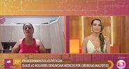 Patrícia Poeta passou por saia justa ao vivo no programa - Foto: Reprodução/ TVGlobo