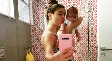 Alice tem apenas 1 mês de vida e é filha de Patrícia com o humorista Marcelo Adnet - Reprodução/Instagram