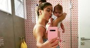 Alice tem apenas 1 mês de vida e é filha de Patrícia com o humorista Marcelo Adnet - Reprodução/Instagram