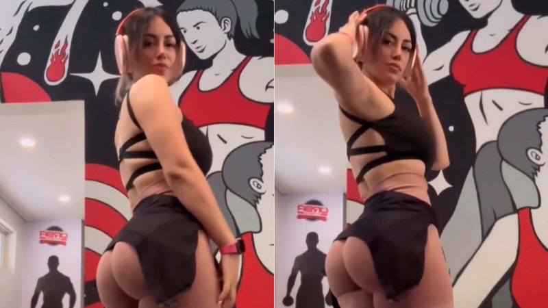 Patrícia Lima viralizou após mostrar treino com calça cor da pele - Foto: Reprodução/ Instagram@patricia.lmaa