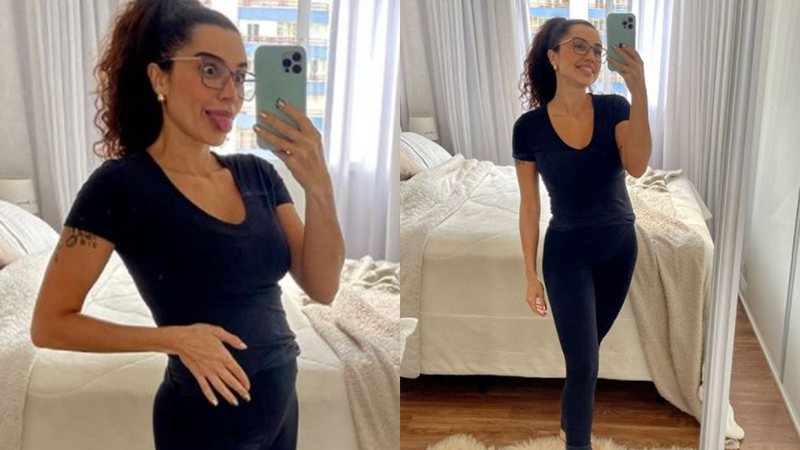 Paula Amorim exibe barriga de gestante e comenta sobre chá revelação - Foto: Reprodução / Instagram