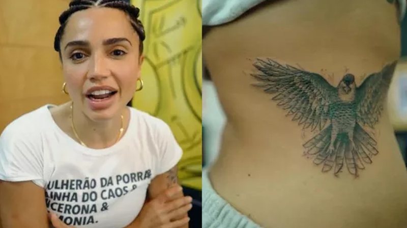 Paula Amorim e sua mais nova tatuagem - Reprodução/Instagram@paulaamorim
