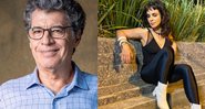 Ator, ex-marido de Maria, revelou que a ex não estava junto deles - Reprodução/TV Globo/@mariaaribeiro