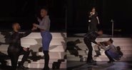 Casal Ashleigh e Quention ficaram noivos durante apresentação da cantora - Reprodução / Instagram @xonecole
