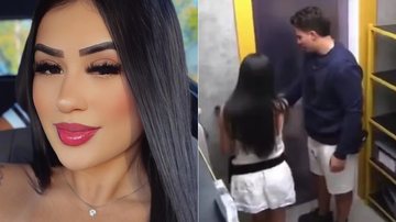 Rayne Luiza (à esquerda) falou sobre acusação de importunação sexual e desistência de Pedro Henrique - Foto: Reprodução/ Instagram@ray_luiza_ e TV Globo