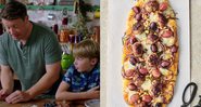 Jamie Oliver e a pizza com uvas - Reprodução/Instagram@jamieoliver
