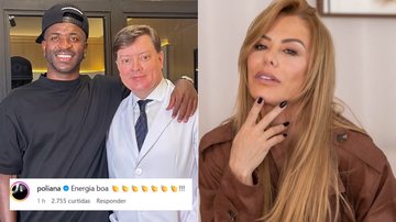Poliana Rocha deixou comentário em foto de Vini Jr. após procedimento