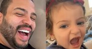 Projota e sua filha, Marieva - Foto: Reprodução / Instagram @projota