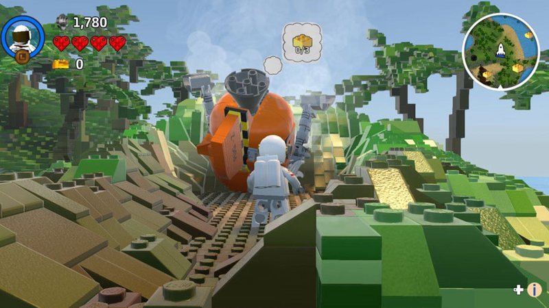 Lego Worlds (PlayStation 4) - Foto: Reprodução