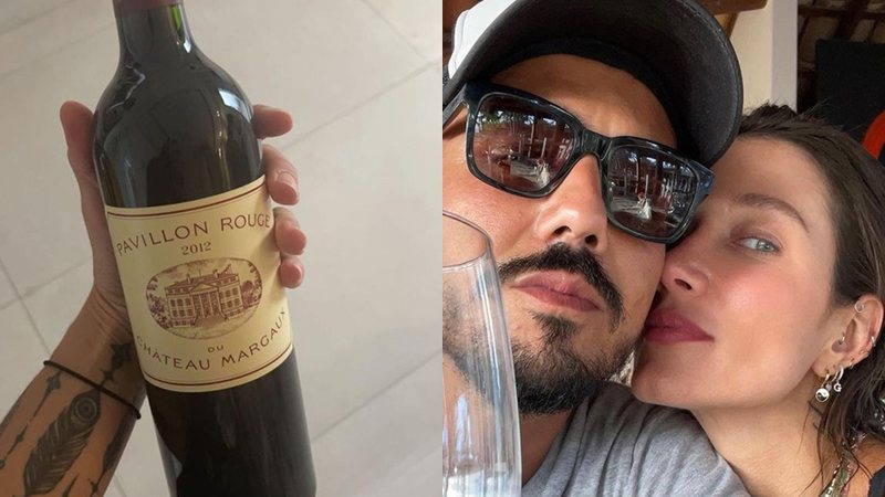 Pugliesi presenteia namorado com vinho no valor de R$ 4 mil - Foto: Reprodução / Instagram @gabrielapugliesi