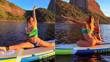 Rachel Gutvilen exibiu flexibilidade em clima de Copa
