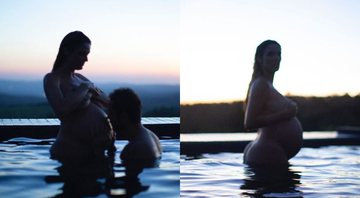 Rafa Brites exibe barriga de gestante em ensaio na piscina - Foto: Reprodução / Instagram