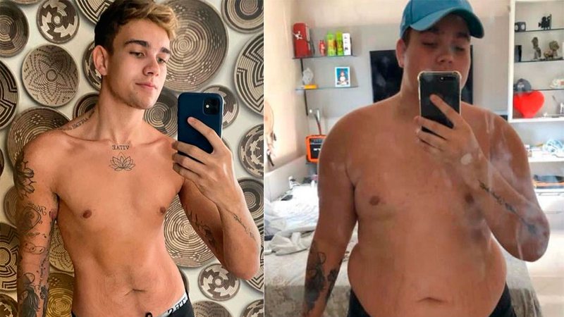 Rafa Almeida eliminou 75 kg e impressionou ao mostrar antes e depois de bariátrica - Foto: Reprodução/ Instagram@euraalmeida
