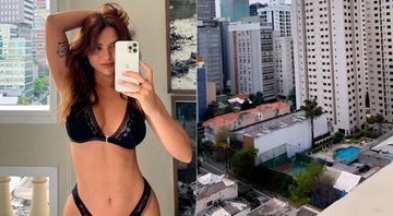 Rafa Kalimann posou de lingerie e mostrou vista do banheiro - Foto: Reprodução/ Instagram@rafakalimann