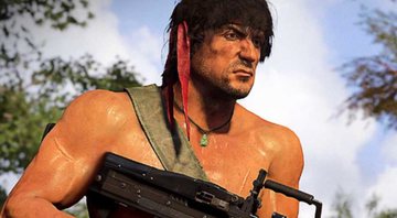 Personagem dos filmes de "Rambo" estará dispovível em jogos da franquia "Call of Duty" - Foto: Reprodução / Activision