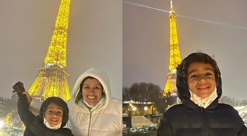 Atriz conta que o neto sempre pedia para ver o ponto turístico de Paris - Reprodução / Instagram @reginacase