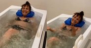 Regina realizou um tratamento em uma banheira quente, cuja diária custa cerca de R$ 3 mil - Reprodução/Instagram/@reginaduarte