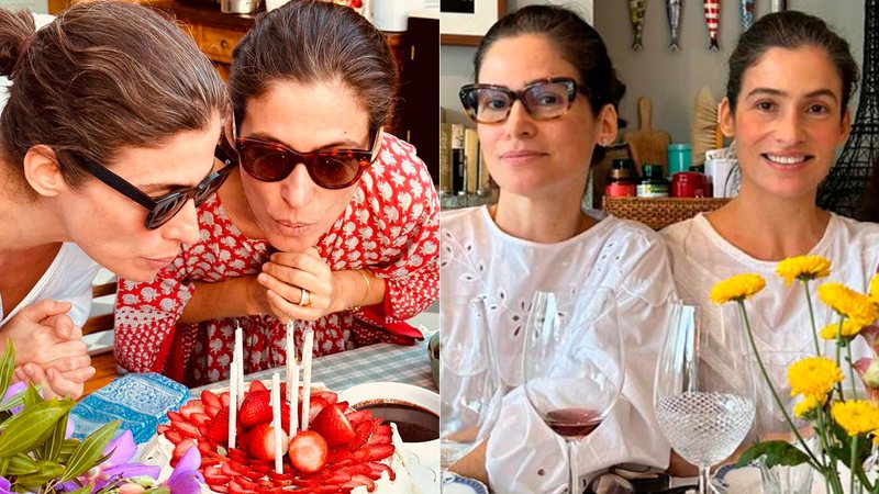 Renata Vasconcellos e Lanza Mazza comemoraram 51 anos no último sábado (10/06) - Foto: Reprodução/ Instagram@renatavasconcellosoficial