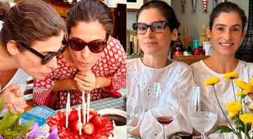 Renata Vasconcellos e Lanza Mazza comemoraram 51 anos no último sábado (10/06) - Foto: Reprodução/ Instagram@renatavasconcellosoficial