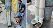 Rennan da Penha em um dos "comedores" que instalou no Complexo da Penha - Foto: Reprodução / Divulgação