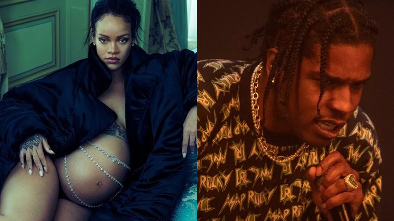 Rihanna e A$AP Rocky estão esperando o primeiro filho do casal - Foto: Reprodução / Instagram