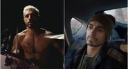 Riz Ahmed em cena de "O Som do Silêncio" e em "Mogul Mowgli" - Foto: Reprodução