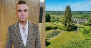 Robbie Williams comentou que a casa deixou com medo tanto ele quanto sua filha - Foto: Reprodução / Instagram @robbiewilliams / Knight Frank