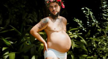 Roberto Bete está no oitavo mês de gestação e tem mostrado alguns registros da gravidez - Foto: Reprodução / Instagram @roberto_bete