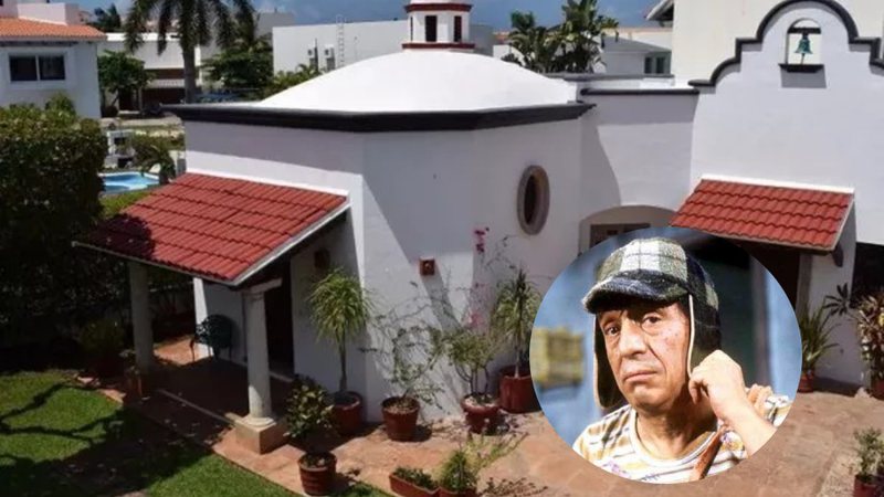 Roberto Gómez viveu na mansão durante os últimos anos de sua vida - Foto/Reprodução