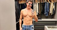 Apresentador ostentou o shape em dia nas redes sociais e arrancou elogios - Foto: Reprodução / Instagram @rodrigofaro
