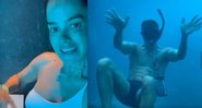 Casal está hospedado em quarto submarino no Conrad Maldives Rangali Island - Reprodução / Instagram