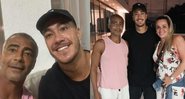 Chá revelação contou com Romário e a ex-mulher, Monica Santoro, que também posaram com o filho - Reprodução/Instagram
