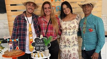 Romarinho, Monica Santoro, Zanna e Romário - Reprodução/Instagram