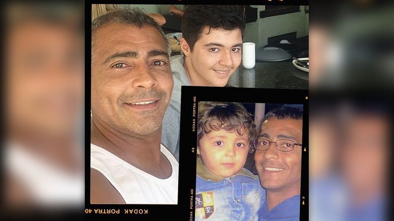 Romário e o filho, Raphael - Reprodução/Instagram@romariofaria