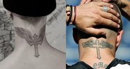 David e Romeo fizeram a tatuagem no mesmo lugar do corpo - Reprodução / Instagram