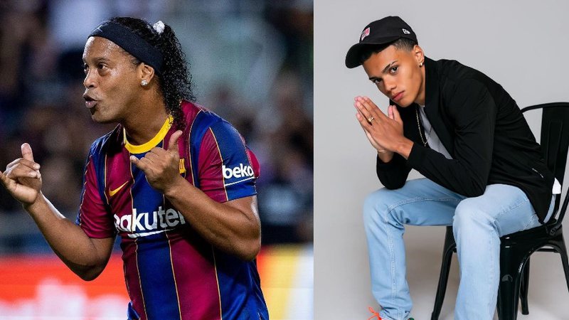 Ronaldinho falou sobre temer as comparações entre ele e o filho - Reprodução/Instagram/@ronaldinho/@_mendesjoao_