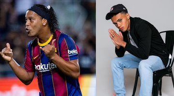 Ronaldinho falou sobre temer as comparações entre ele e o filho - Reprodução/Instagram/@ronaldinho/@_mendesjoao_