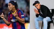 Ronaldinho falou sobre temer as comparações entre ele e o filho - Reprodução/Instagram/@ronaldinho/@_mendesjoao_
