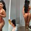 Rosana Ferreira contou que usa laquê para destacar firmeza natural do bumbum - Foto: Roberto Reis Batista e J. Domingos/ CO Assessoria