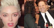 Atriz compartilhou imagem de Oprah beijando produtor preso por estupro e abuso sexual - Reprodução/Instagram/Twitter/@rosemcgowan