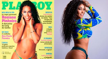 Rosiane Pinheiro estampou capa da Playboy como musa da Copa - Foto: Reprodução/ Instagram@rosianepinheiro