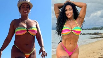 Rosiane Pinheiro mostrou corpo antes e depois das plásticas - Foto: Reprodução/ Instagram@rosianepinheiro