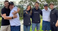 Rubens chegou a jogar simulador de corrida com os ex-brothers - Reprodução/Instagram