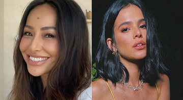 Sabrina Sato e Bruna Marquezine estão na lista das famosas que têm tatuagens íntimas - Foto: Reprodução/ Instagram