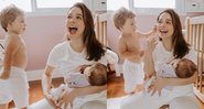 Sabrina ainda falou sobre cobranças com o físico após a gravidez em um vídeo recente - Reprodução/Instagram